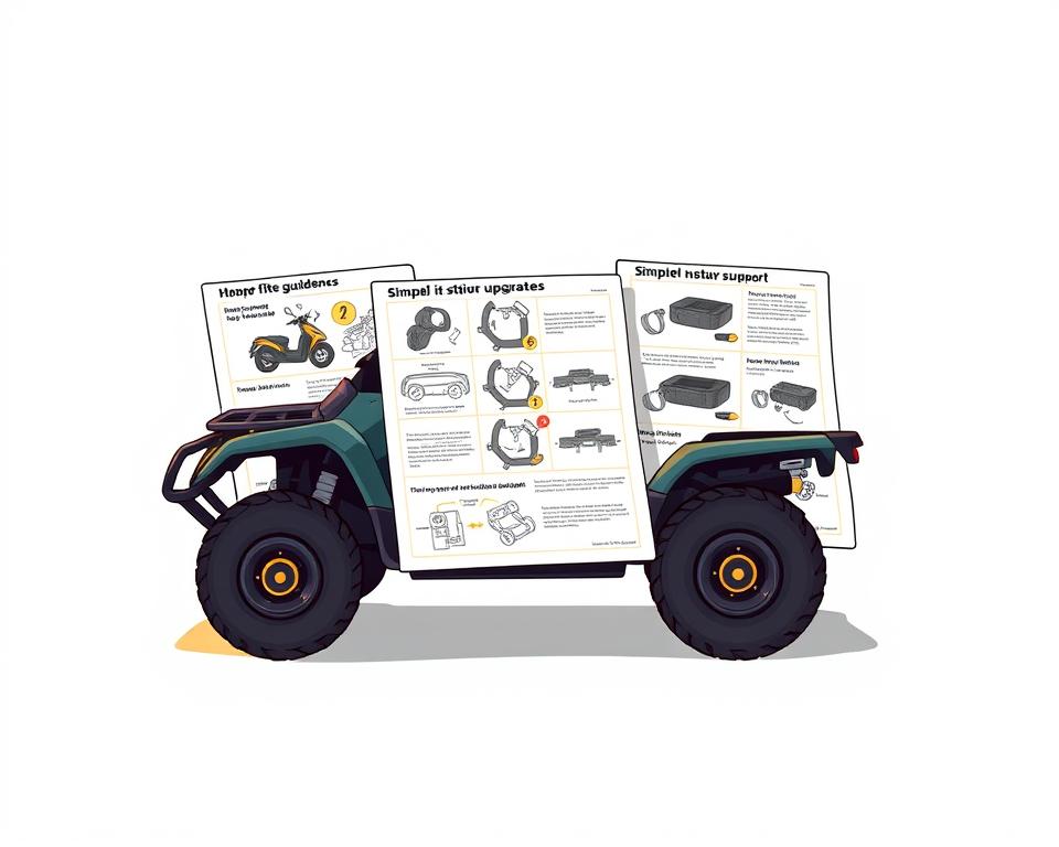 lifted Honda four wheelers